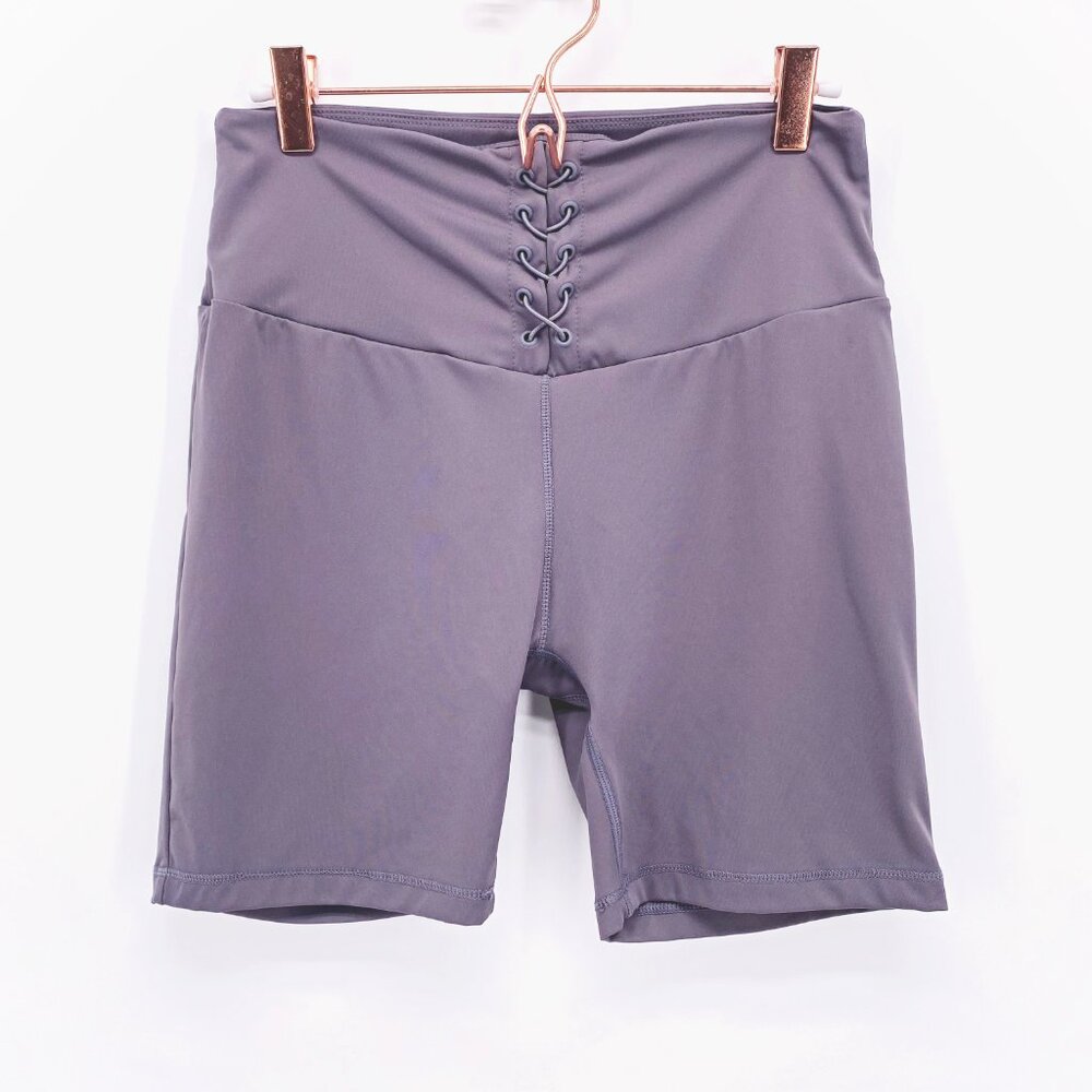 F21 Lace‎ Up Biker Shorts